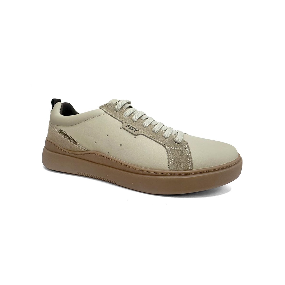 Tênis Freeway Masculino Casual Em Couro Dam 01 Patagonia Off White Tênis Freeway Masculino Casual Em Couro Dam 01 Patagonia Off White