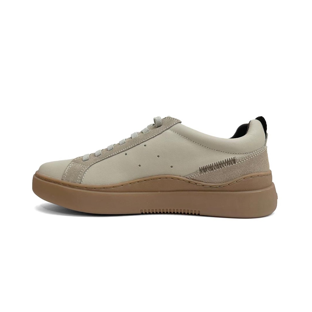 Tênis Freeway Masculino Casual Em Couro Dam 01 Patagonia Off White