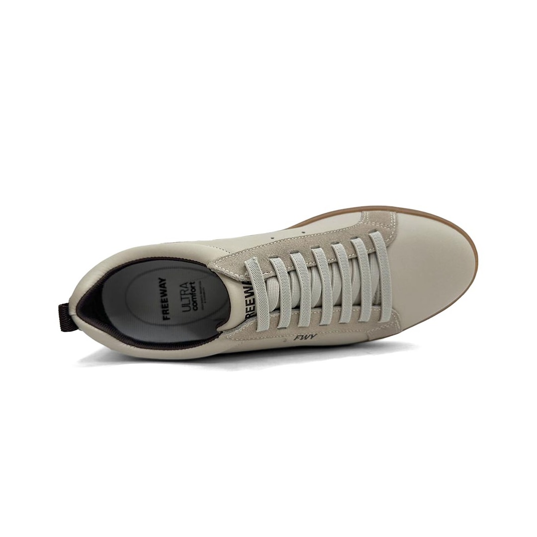 Tênis Freeway Masculino Casual Em Couro Dam 01 Patagonia Off White Tênis Freeway Masculino Casual Em Couro Dam 01 Patagonia Off White