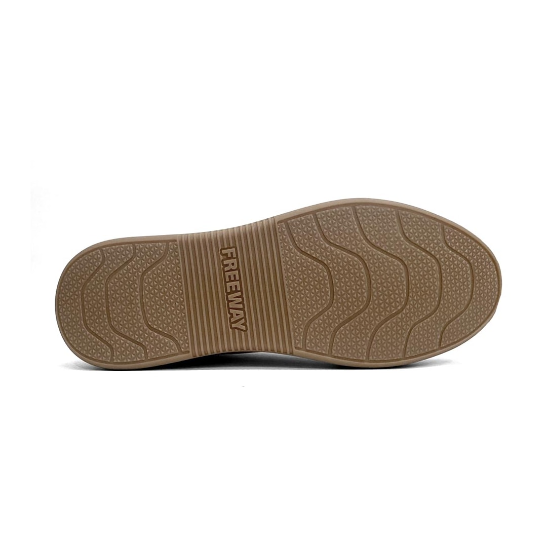Tênis Freeway Masculino Casual Em Couro Dam 01 Patagonia Off White
