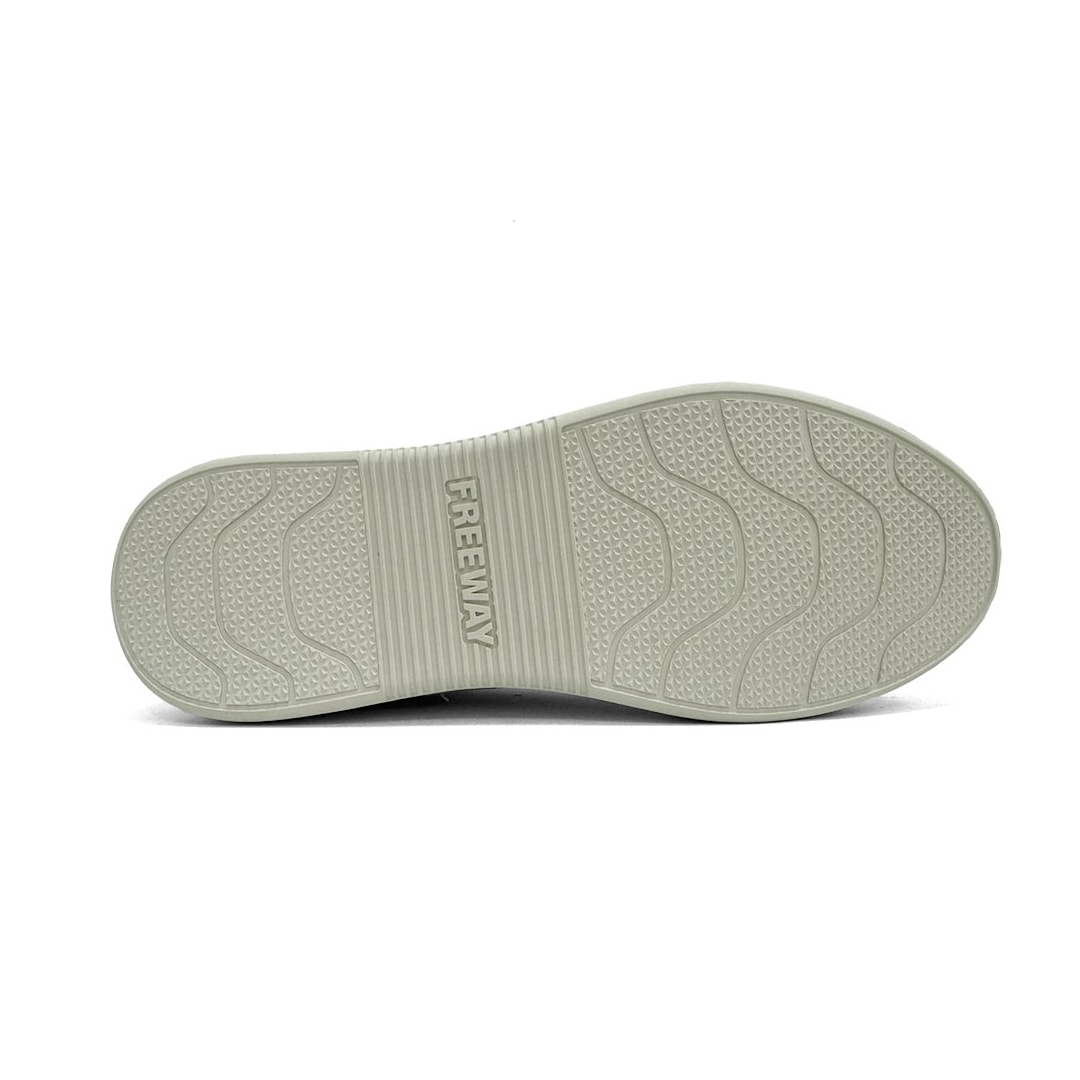 Tênis Freeway Masculino Casual Em Couro Dam 03 Patagonia Off White
