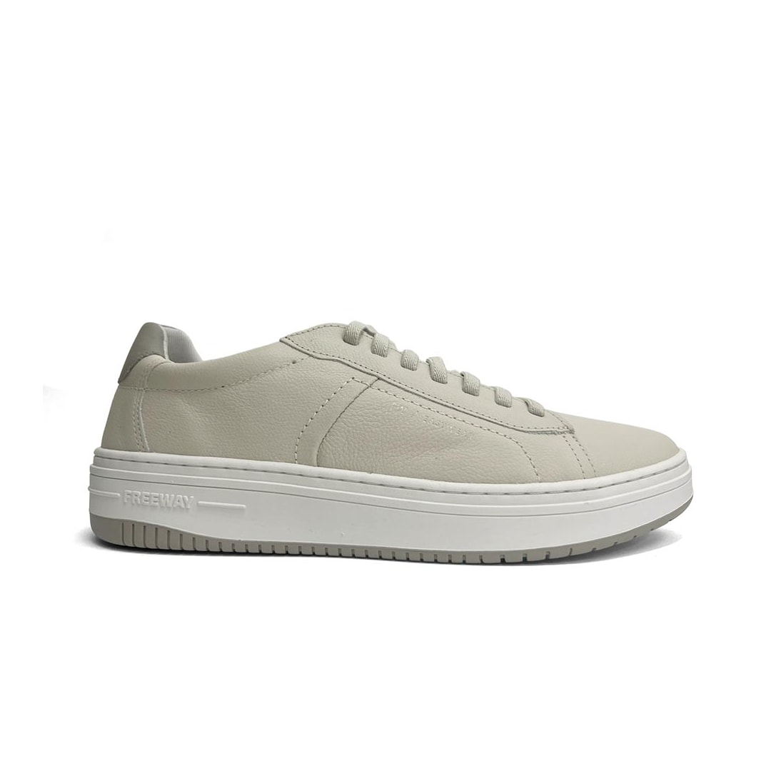 Tênis Freeway Masculino Casual Em Couro Evo02 Angel Branco Tênis Freeway Masculino Casual Em Couro Evo02 Angel Branco