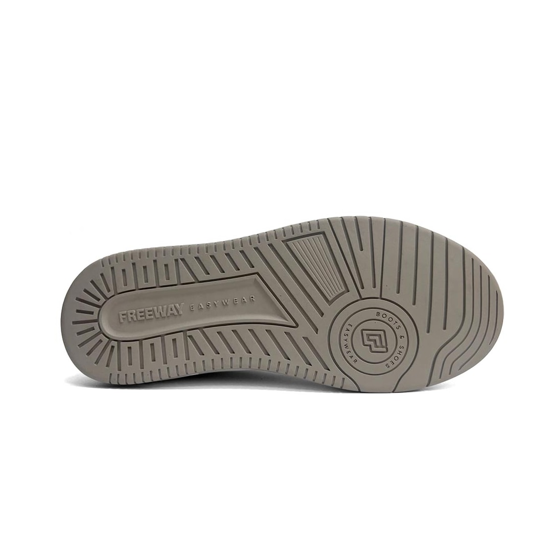 Tênis Freeway Masculino Casual Em Couro Evo02 Angel Branco