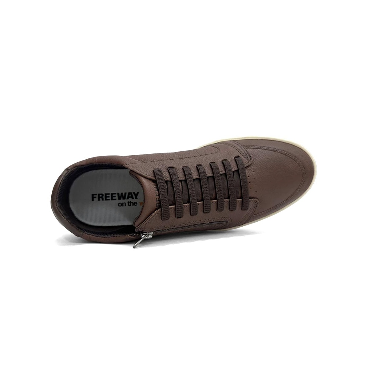 Tênis Freeway Masculino Casual Em Couro Jhon 02 Angel Macaranduba Tênis Freeway Masculino Casual Em Couro Jhon 02 Angel Macaranduba