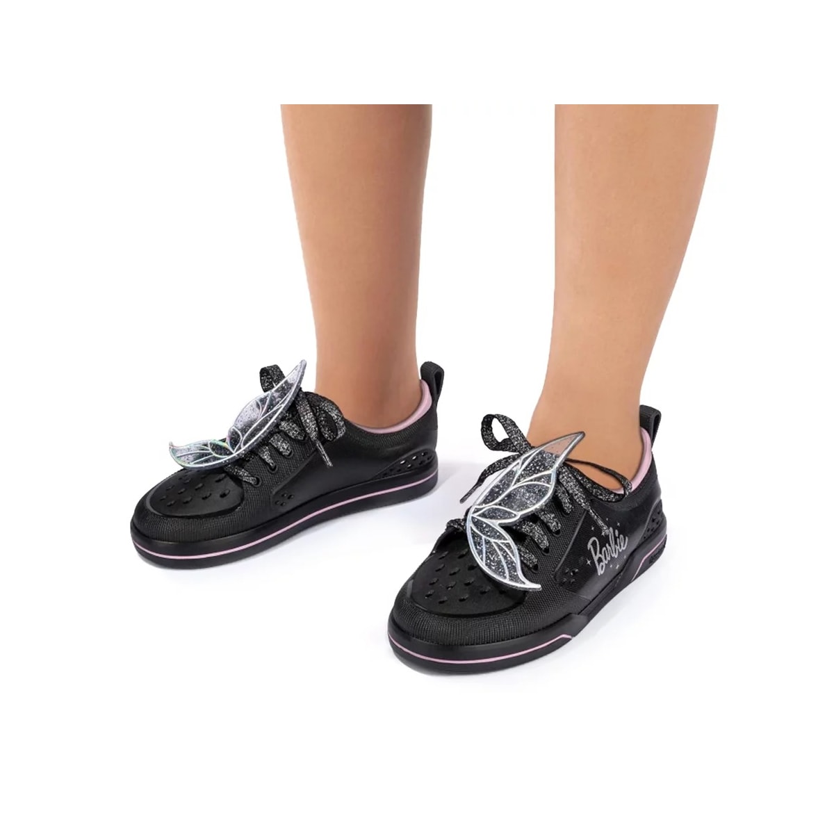 Tênis Grendene Barbie Toda Hora Menina 22644 Preto/Rosa