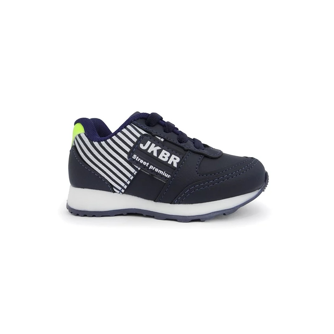 Tênis Jet Kids Street Infantil Menino 10.020 Marinho/Amarelo