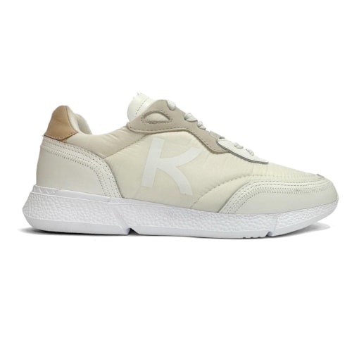 Detalhe - Tênis Kildare Casual 1012.395 Branco/Branco/Preto
