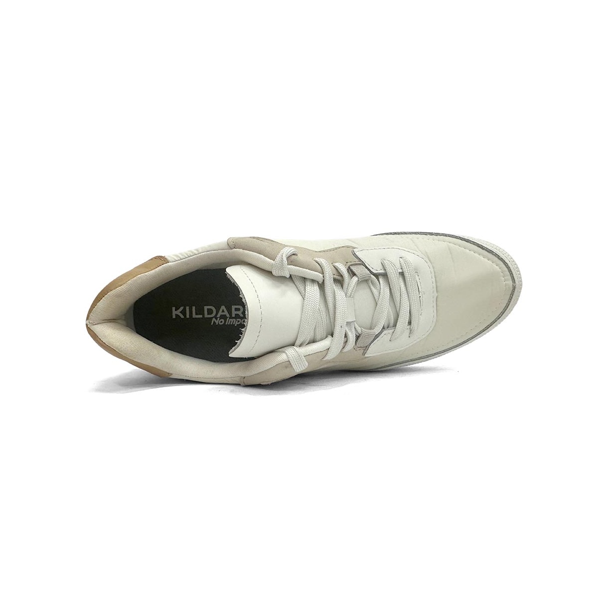 Tênis Kildare Casual 1012.395 Branco/Branco/Preto Tênis Kildare Casual 1012.395 Branco/Branco/Preto