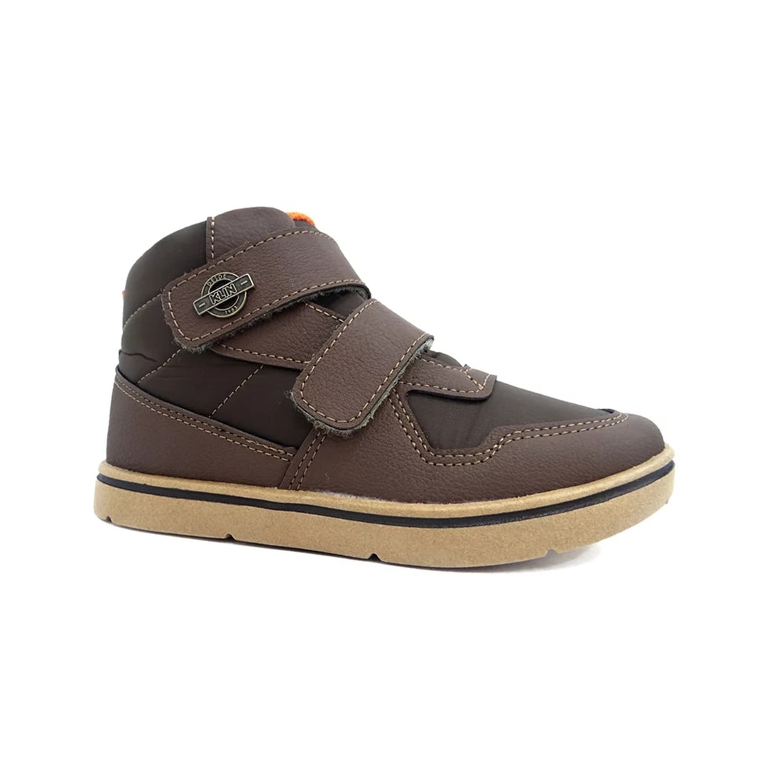 Tênis Klin Bota Infantil Flyer Mini 117165 Chocolate