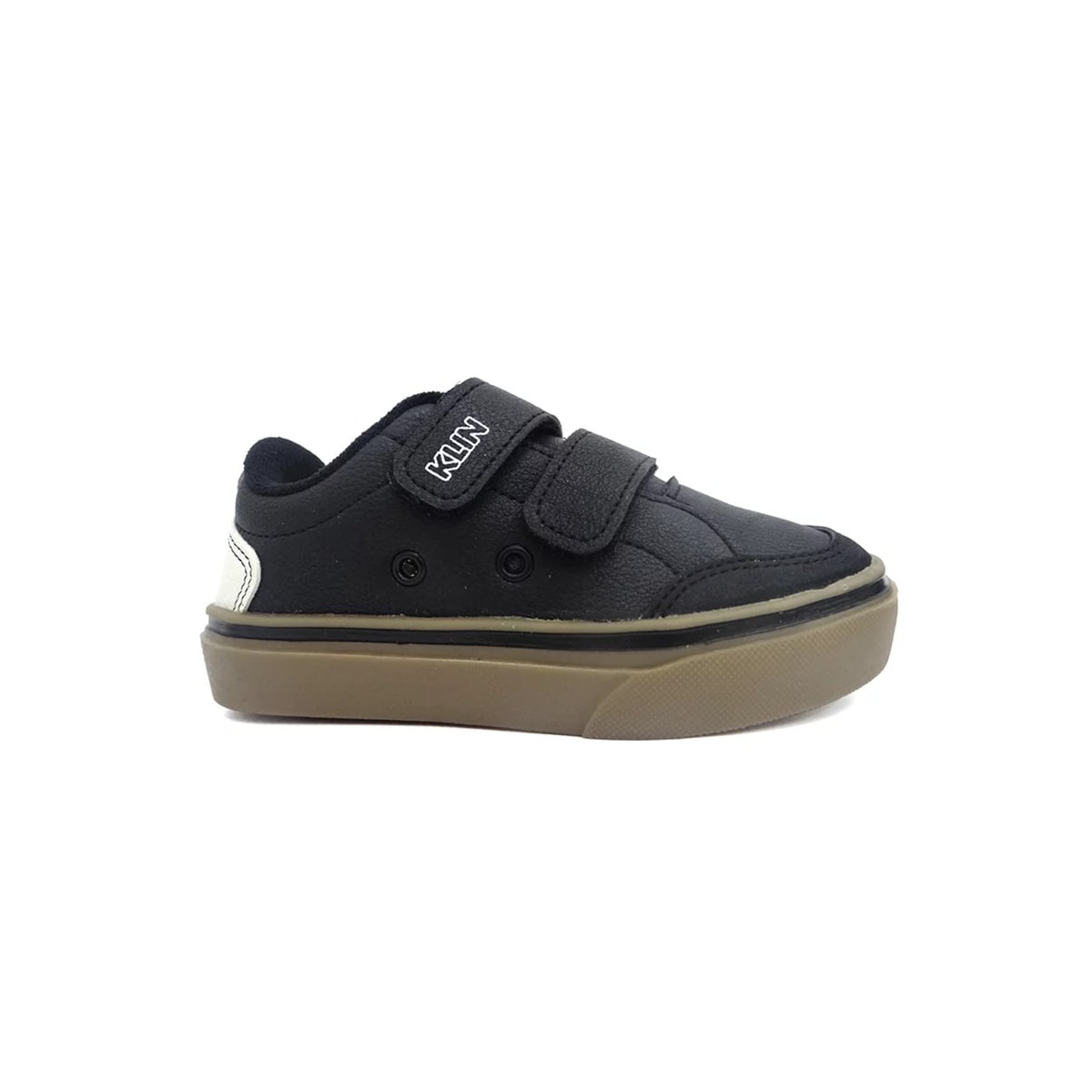 Tênis Klin Infantil Freestyle Mini 260059 Preto/Off White Tênis Klin Infantil Freestyle Mini 260059 Preto/Off White