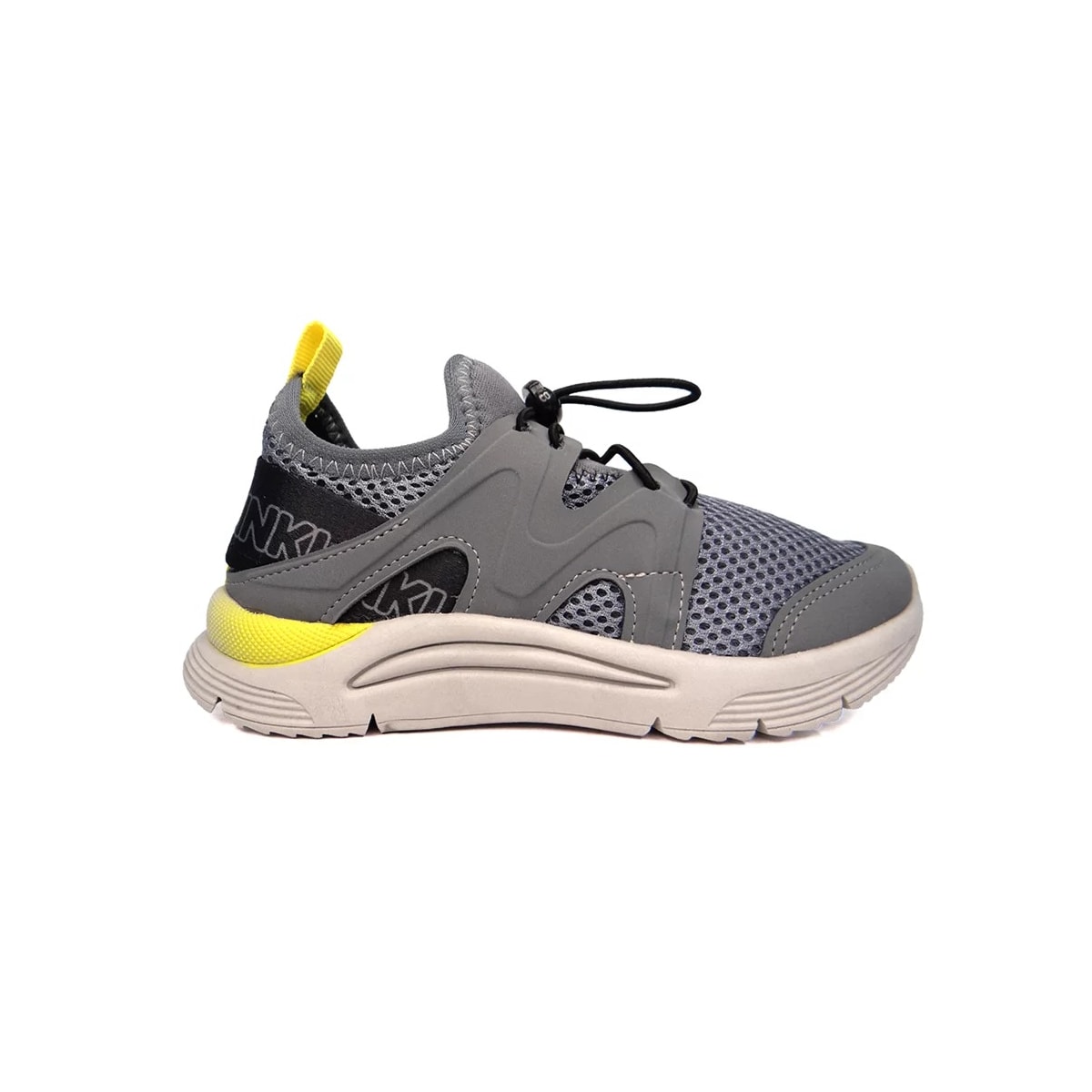 Tênis Klin Infantil New Sport 480020 Grafite/Amarelo Tênis Klin Infantil New Sport 480020 Grafite/Amarelo
