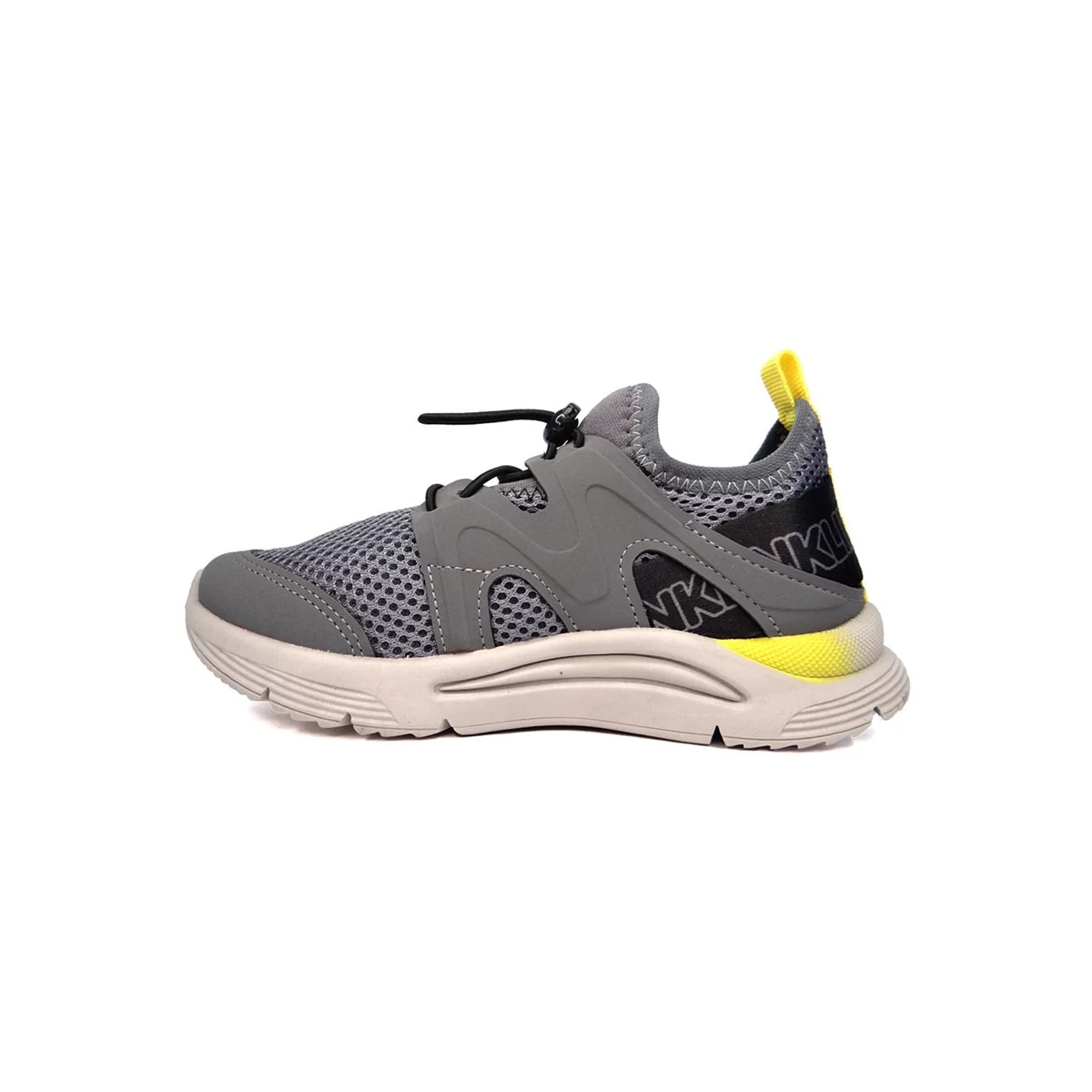 Tênis Klin Infantil New Sport 480020 Grafite/Amarelo Tênis Klin Infantil New Sport 480020 Grafite/Amarelo