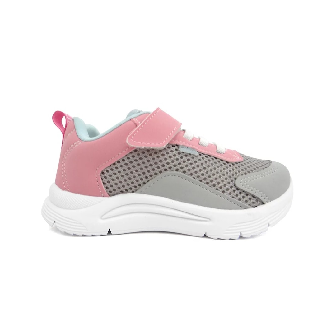Tênis Klin Infantil New Sport Mini 199098 Gelo/Rosa/Azul