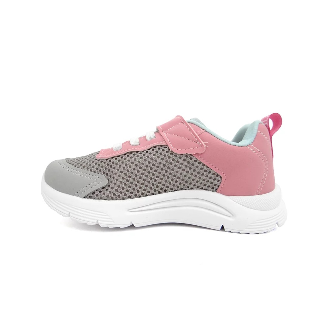 Tênis Klin Infantil New Sport Mini 199098 Gelo/Rosa/Azul