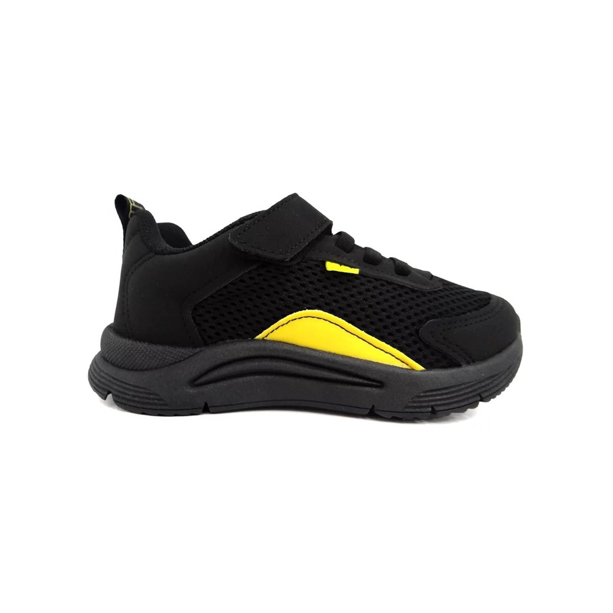 Tênis Klin Infantil New Sport Mini 199098 Preto/Amarelo Tênis Klin Infantil New Sport Mini 199098 Preto/Amarelo