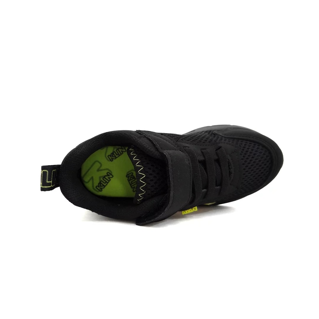 Tênis Klin Infantil New Sport Mini 199098 Preto/Amarelo Tênis Klin Infantil New Sport Mini 199098 Preto/Amarelo