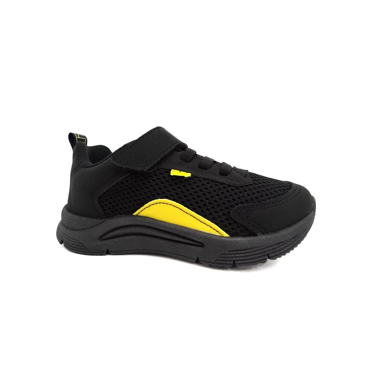 Tênis Klin Infantil New Sport Mini 199098 Preto/Amarelo Tênis Klin Infantil New Sport Mini 199098 Preto/Amarelo