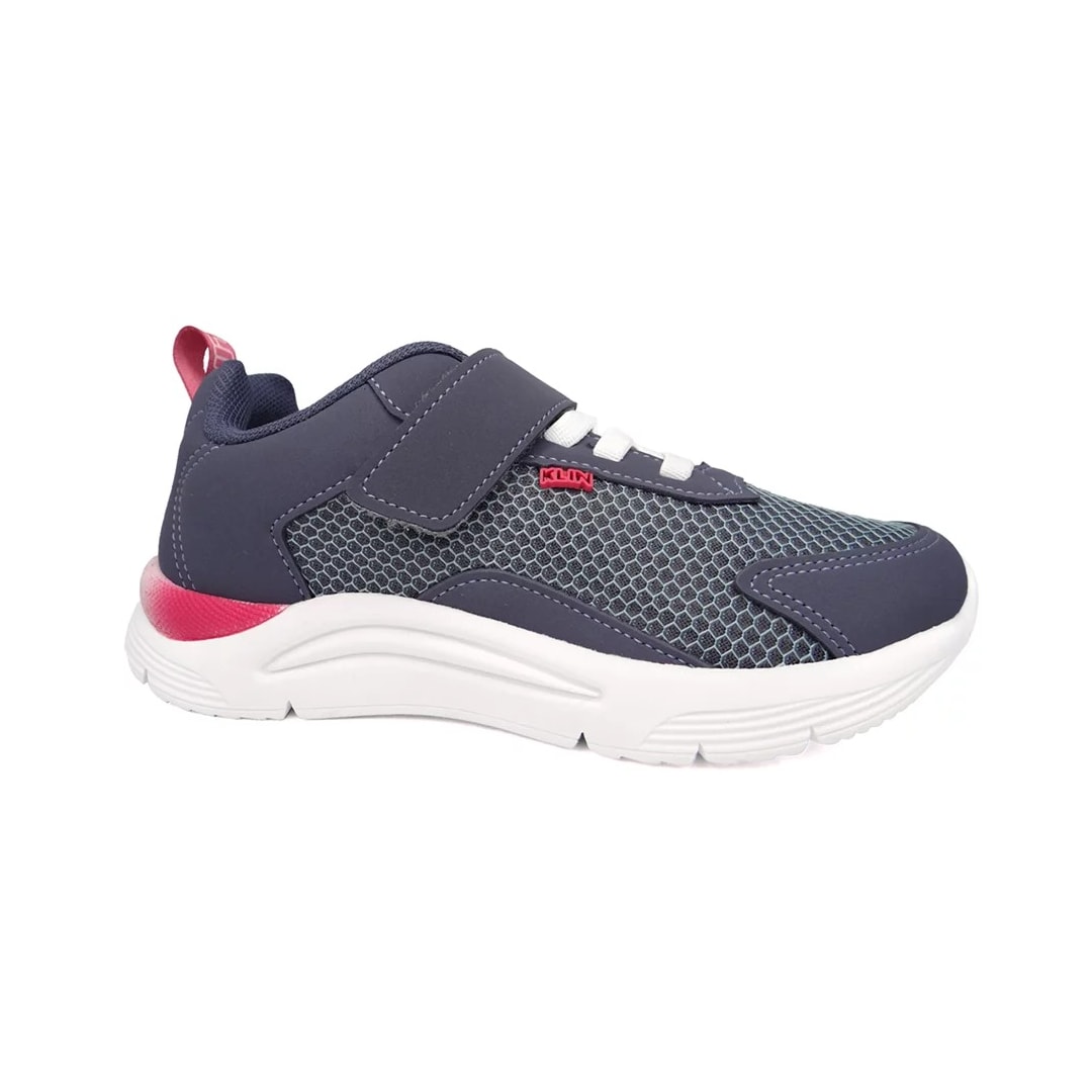 Tênis Klin Infantil Sport Kids 480044 Chumbo/Pink