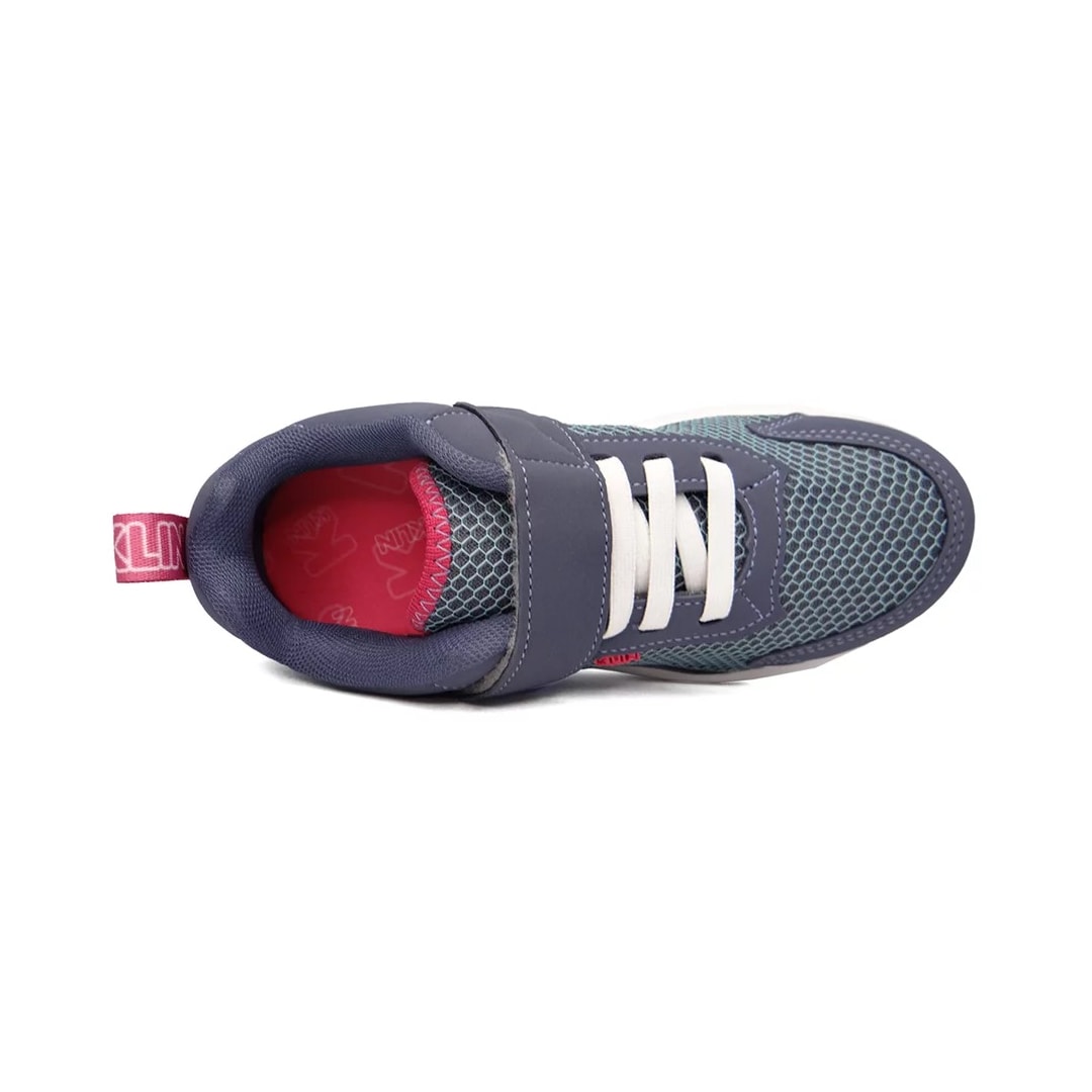 Tênis Klin Infantil Sport Kids 480044 Chumbo/Pink