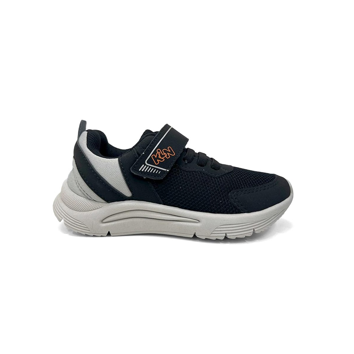 Tênis Klin Menino New Sport Kids 480073 Preto/Gelo/Laranja Tênis Klin Menino New Sport Kids 480073 Preto/Gelo/Laranja