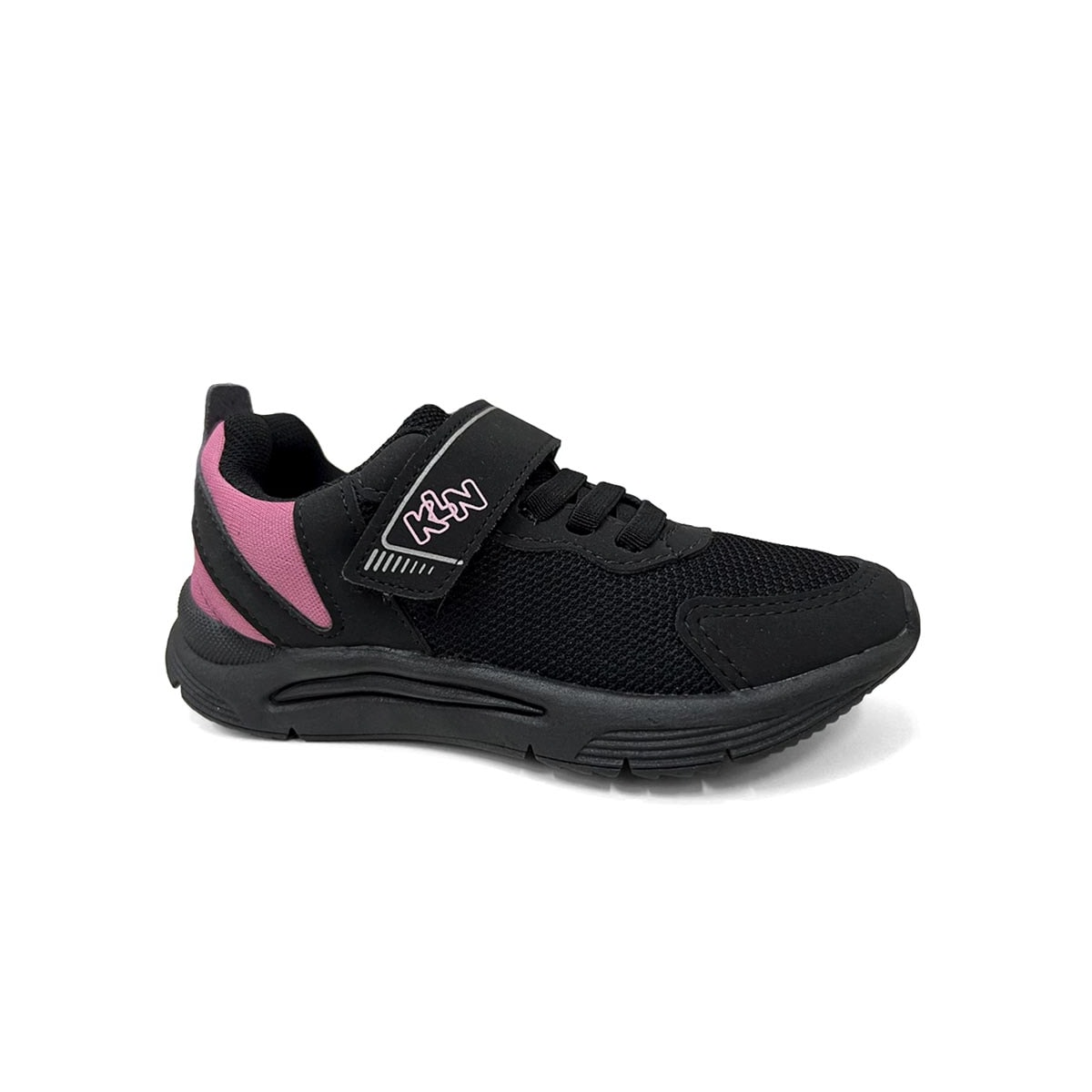 Tênis Klin New Sport Kids Menina 480073-1 Preto/Pink Tênis Klin New Sport Kids Menina 480073-1 Preto/Pink