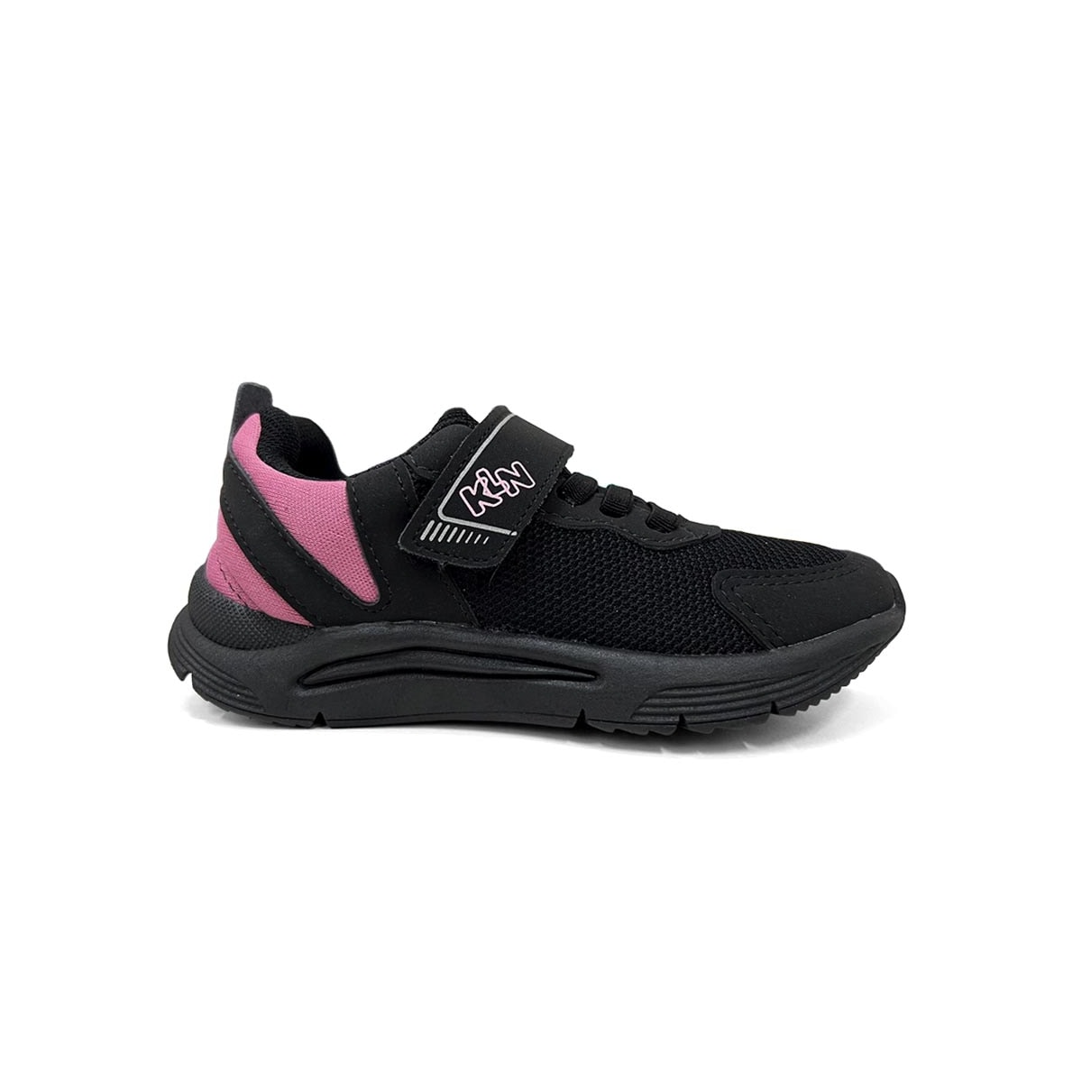 Tênis Klin New Sport Kids Menina 480073-1 Preto/Pink
