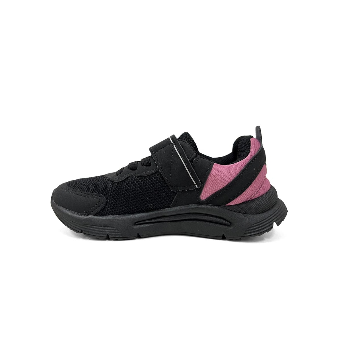 Tênis Klin New Sport Kids Menina 480073-1 Preto/Pink