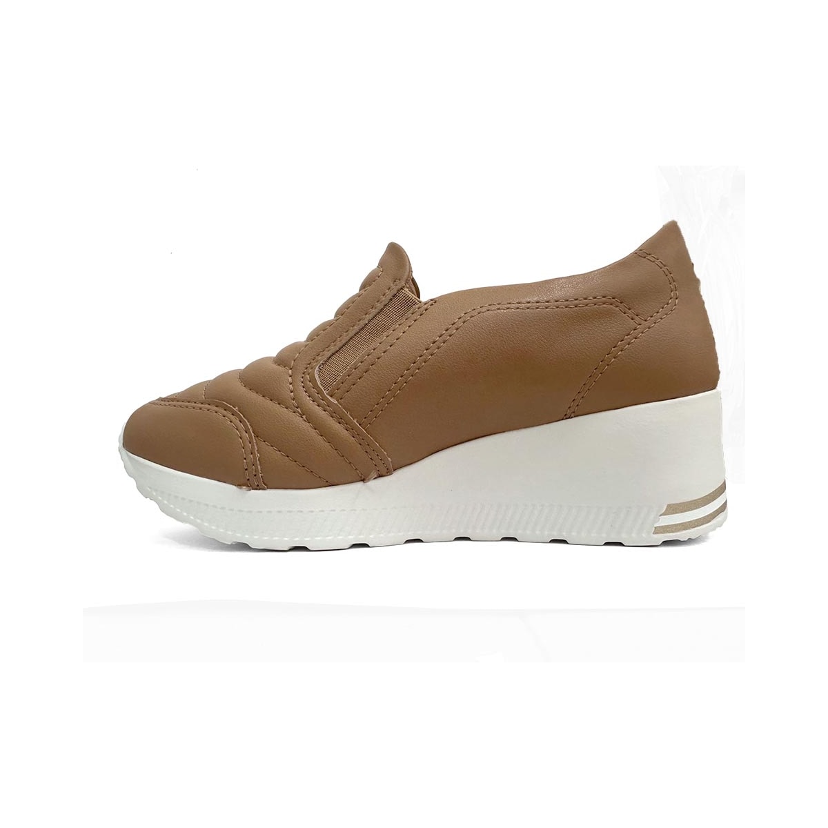 Tênis Kolosh Casual Anabela C1418a Camelo Tênis Kolosh Casual Anabela C1418a Camelo