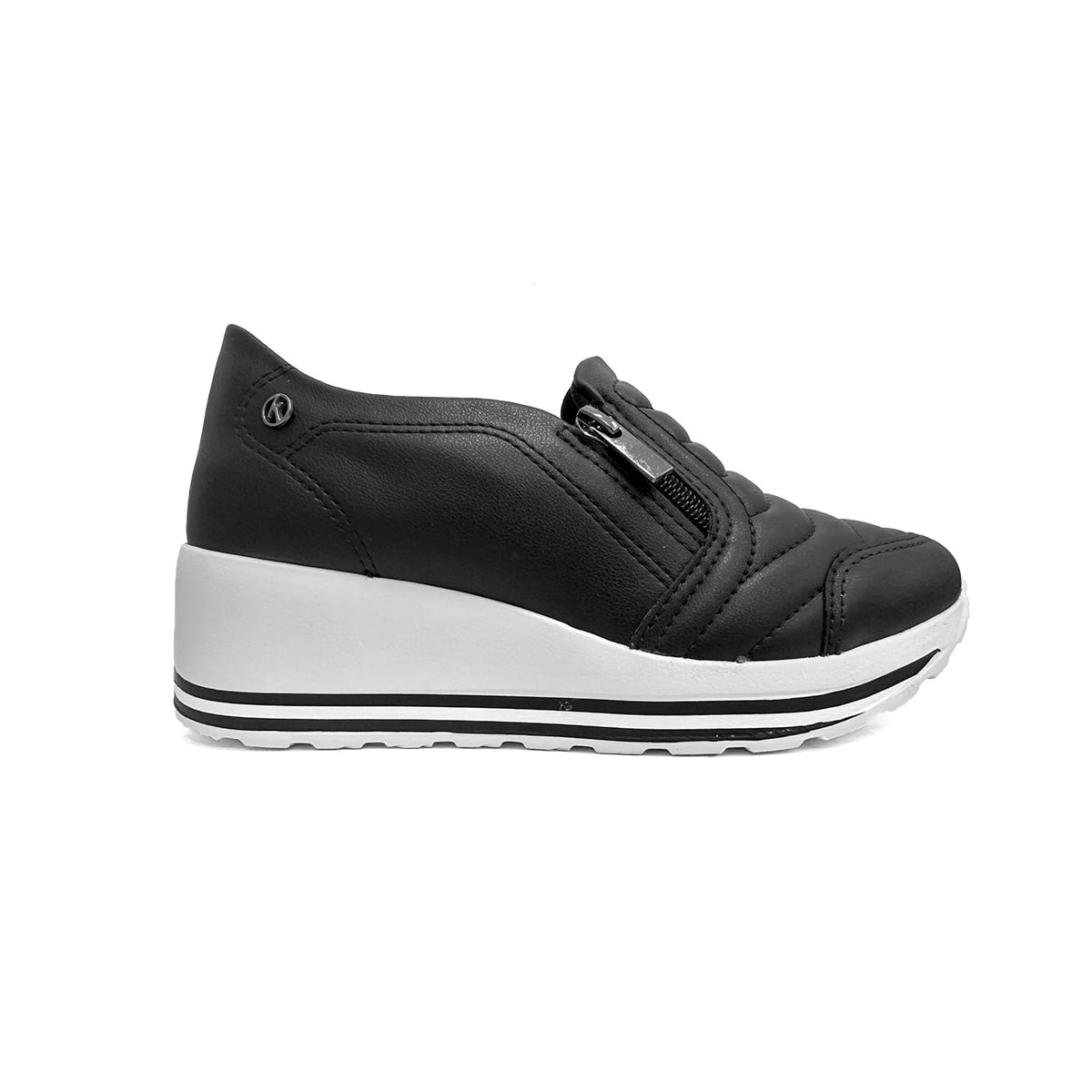 Tênis Kolosh Casual Anabela C1418a Preto Tênis Kolosh Casual Anabela C1418a Preto