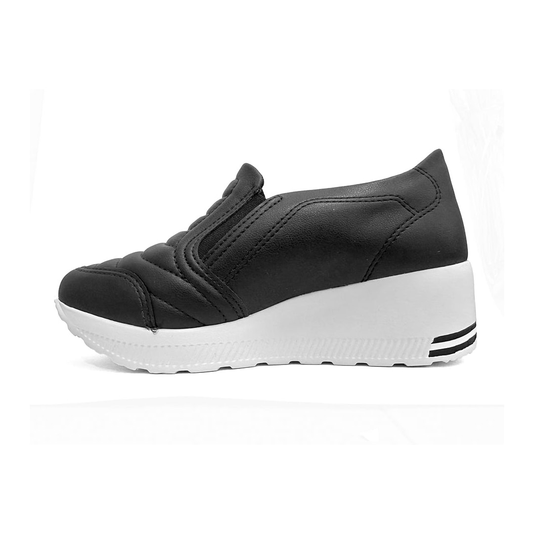 Tênis Kolosh Casual Anabela C1418a Preto
