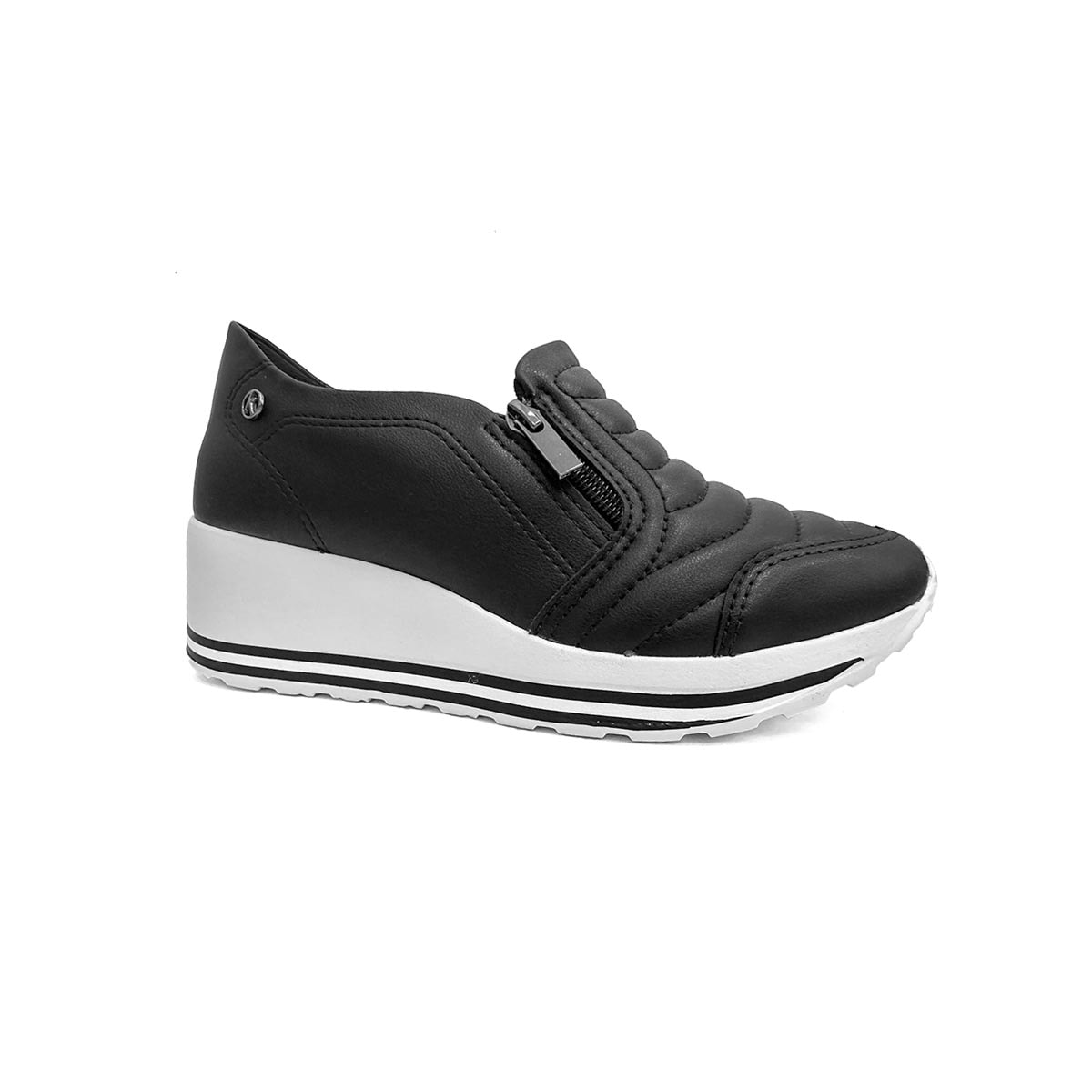 Tênis Kolosh Casual Anabela C1418a Preto Tênis Kolosh Casual Anabela C1418a Preto