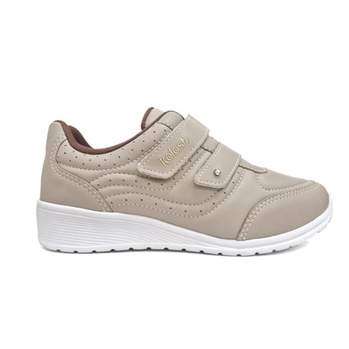 Detalhe - Tênis Kolosh Casual Anabela C2282a Macchiato