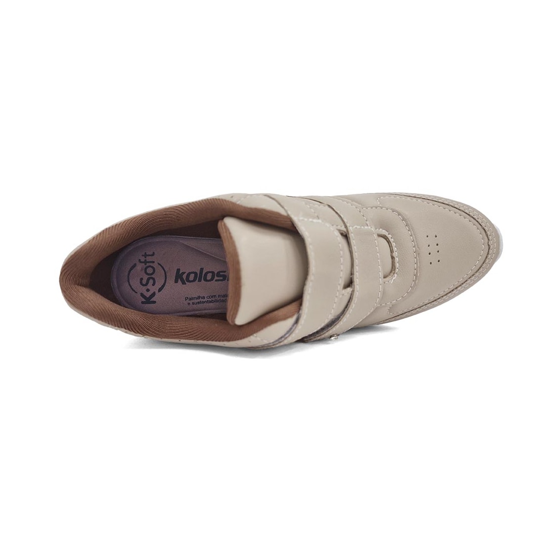 Tênis Kolosh Casual Anabela C2282a Macchiato Tênis Kolosh Casual Anabela C2282a Macchiato