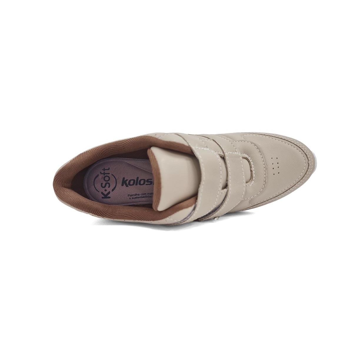 Tênis Kolosh Casual Anabela C2282a Macchiato Tênis Kolosh Casual Anabela C2282a Macchiato