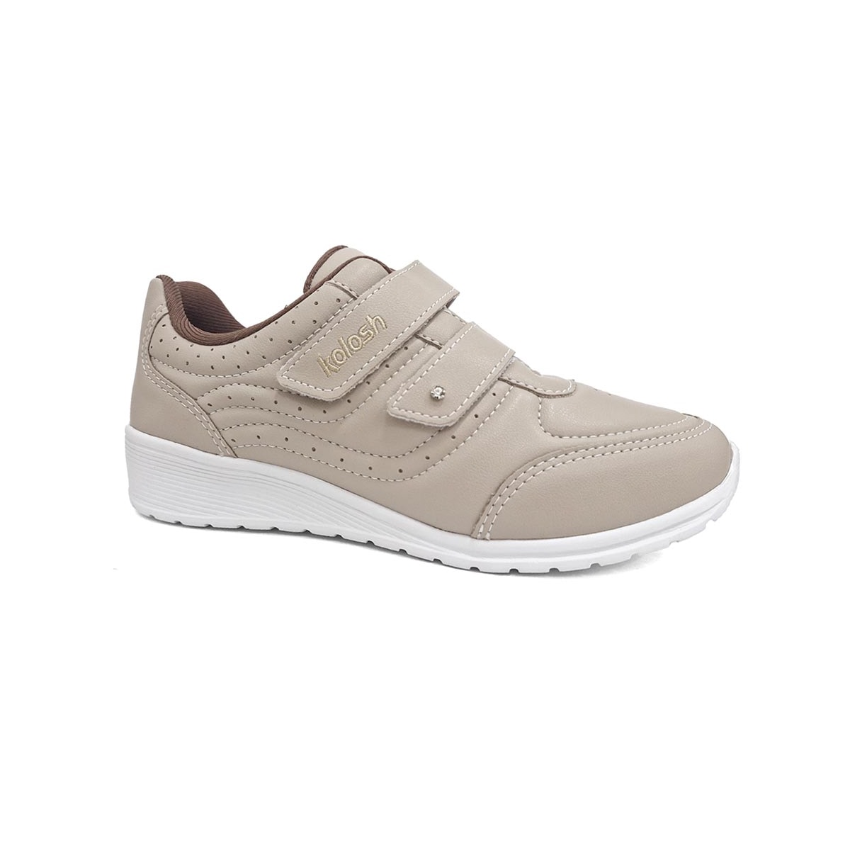 Tênis Kolosh Casual Anabela C2282a Macchiato Tênis Kolosh Casual Anabela C2282a Macchiato