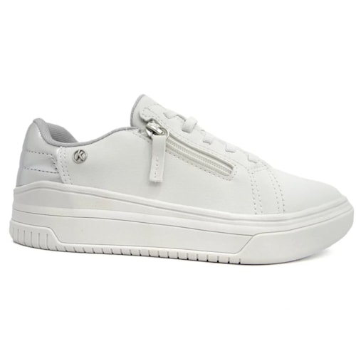 Tenis Kolosh Casual C2945 Off White/Prata