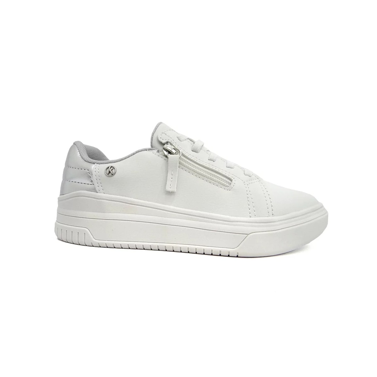 Tênis Kolosh Casual C2945 Off White/Prata Tênis Kolosh Casual C2945 Off White/Prata