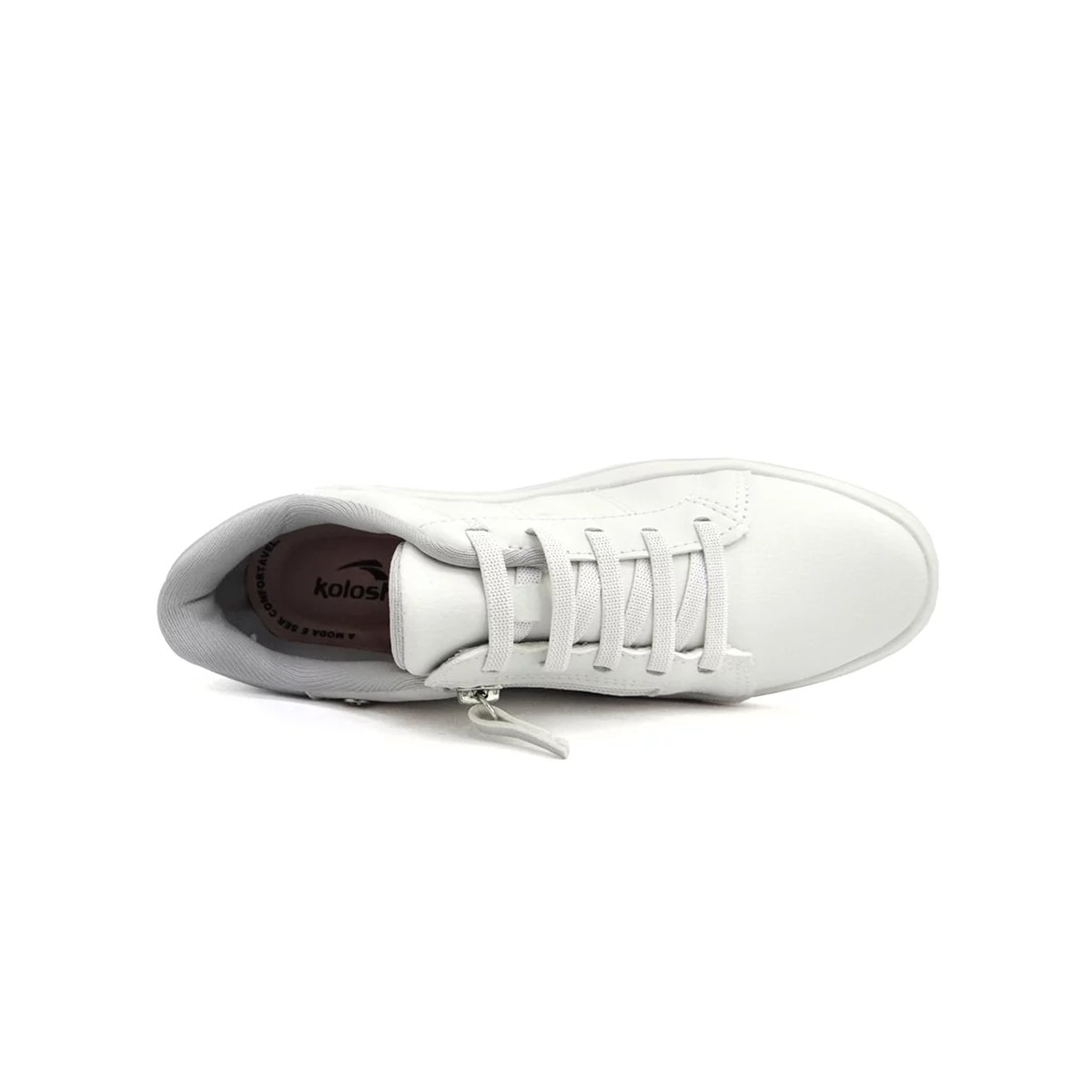 Tênis Kolosh Casual C2945 Off White/Prata Tênis Kolosh Casual C2945 Off White/Prata