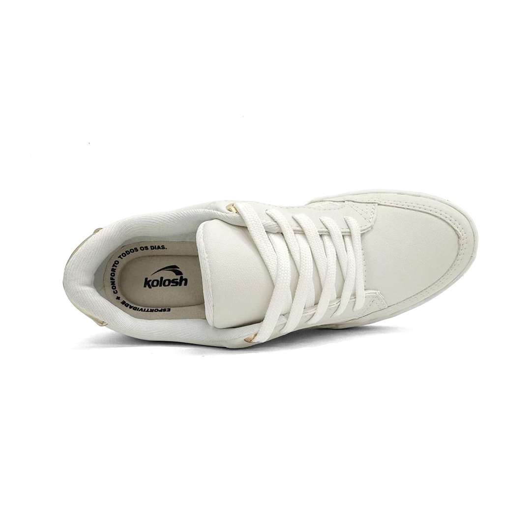 Tênis Kolosh Casual C3005b Off White Tênis Kolosh Casual C3005b Off White