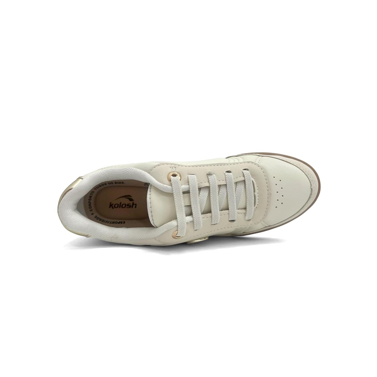 Tênis Kolosh Casual C4085 Cream Tênis Kolosh Casual C4085 Cream