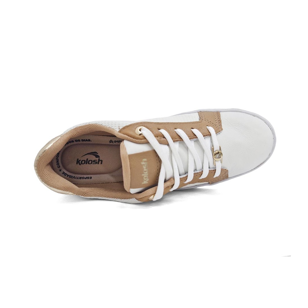 Tênis Kolosh Casual C4161 White Tênis Kolosh Casual C4161 White