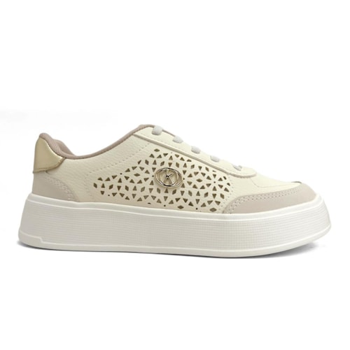 Detalhe - Tênis Kolosh Casual C4284 Cream