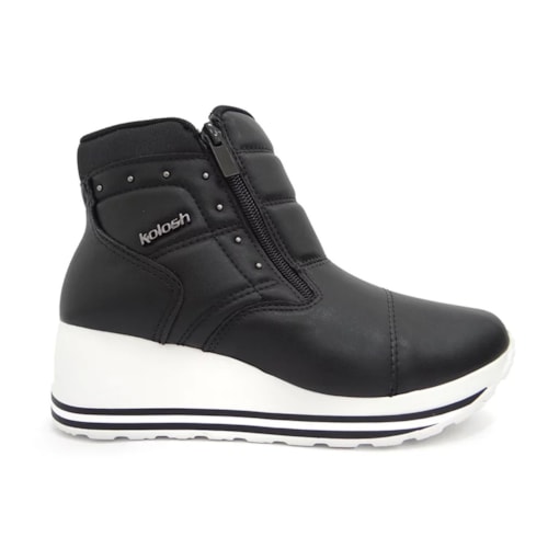 Detalhe - Tênis Kolosh Casual Cano Medio C1411a Preto