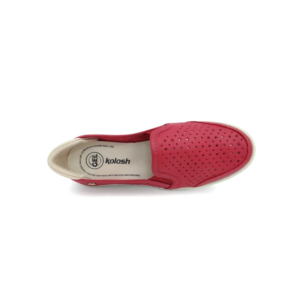 Tênis Kolosh Casual Feminino C0101b Vermelho Tênis Kolosh Casual Feminino C0101b Vermelho