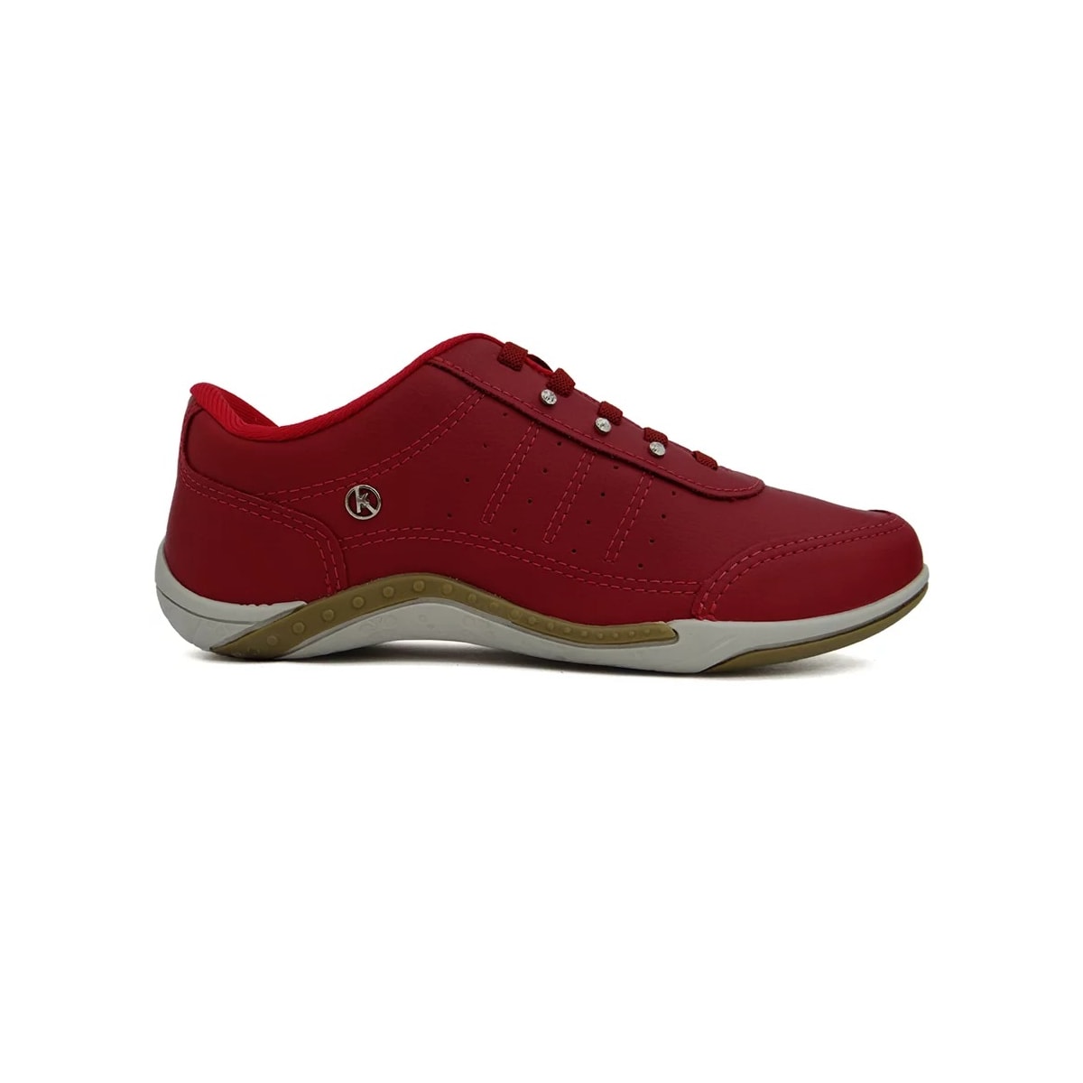 Tênis Kolosh Casual Feminino C1289a Vermelho Tênis Kolosh Casual Feminino C1289a Vermelho