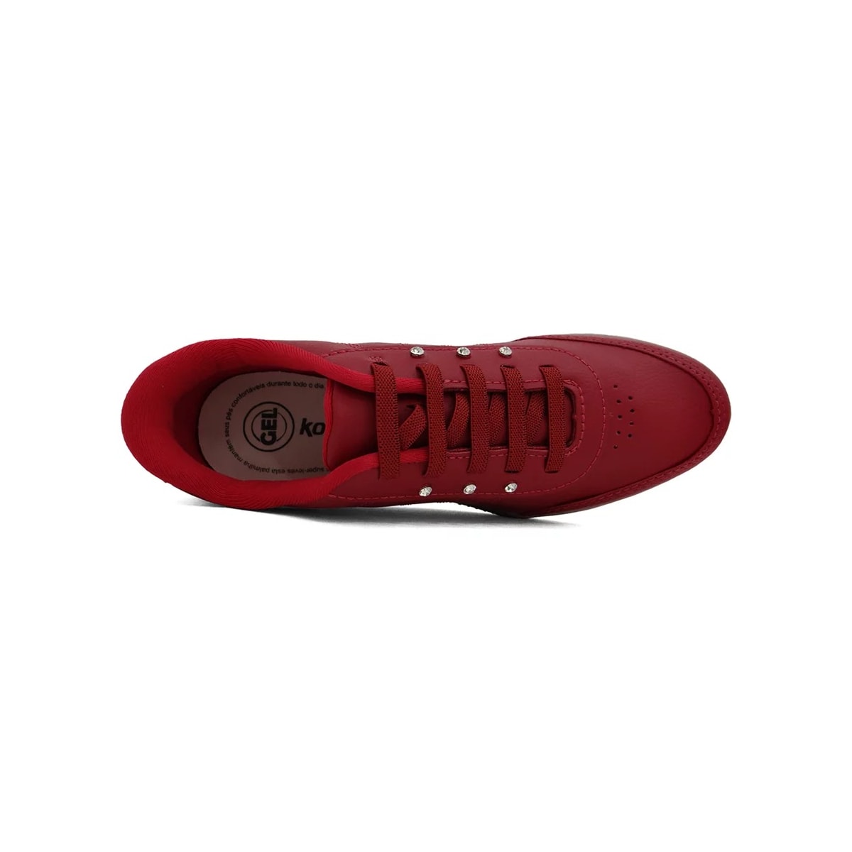 Tênis Kolosh Casual Feminino C1289a Vermelho Tênis Kolosh Casual Feminino C1289a Vermelho