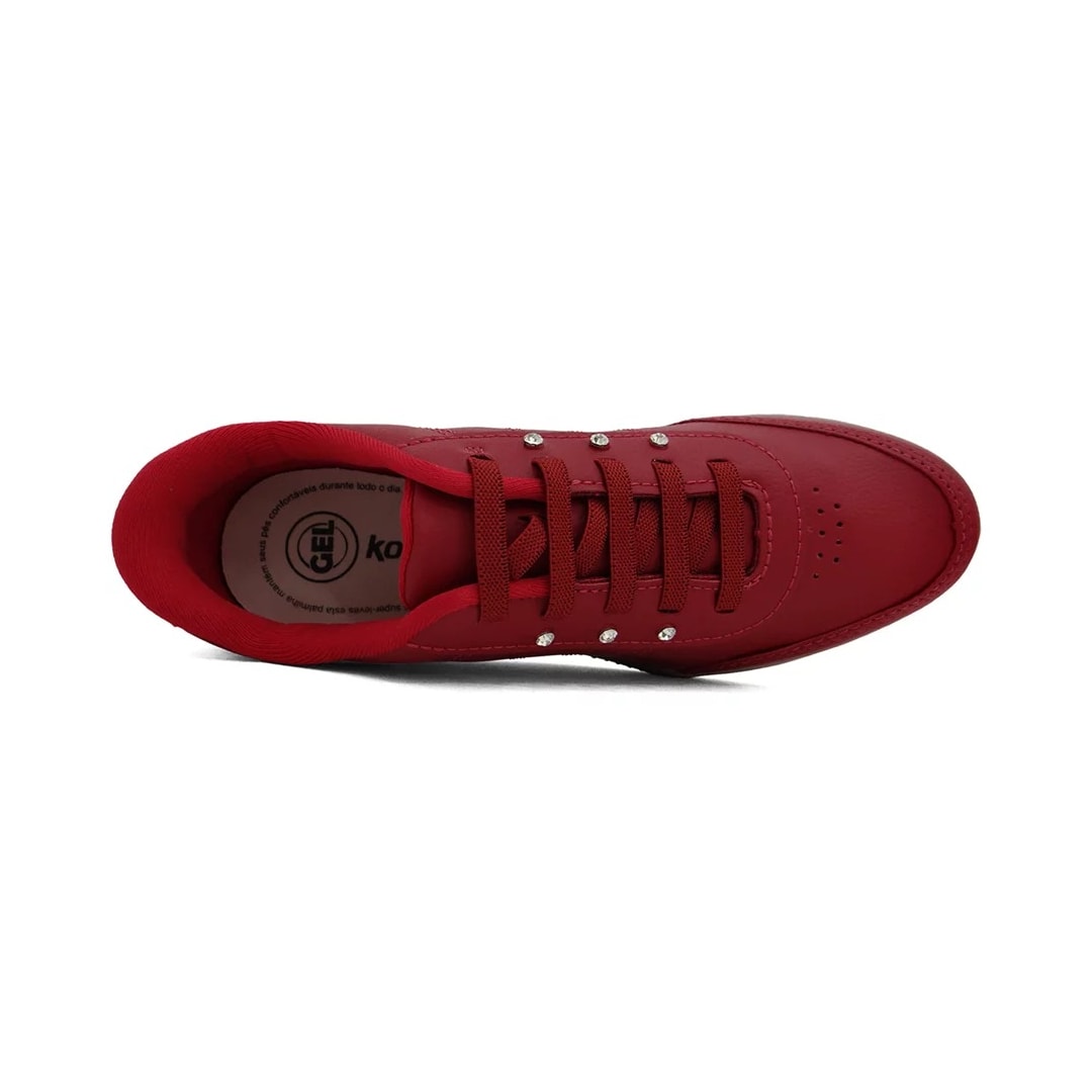 Tênis Kolosh Casual Feminino C1289a Vermelho Tênis Kolosh Casual Feminino C1289a Vermelho