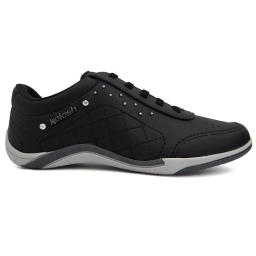 Tenis Kolosh Casual Feminino C1296 Mali Preto