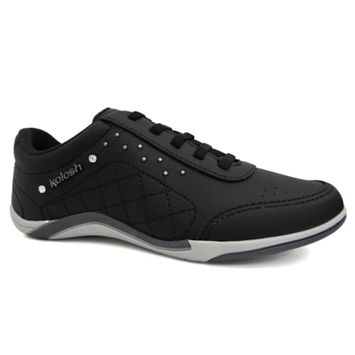 Tenis Kolosh Casual Feminino C1296 Mali Preto