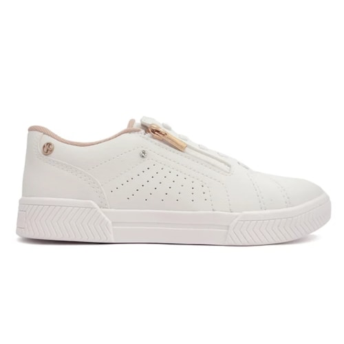 Detalhe - Tênis Kolosh Casual Feminino C3008  Off White/Dust